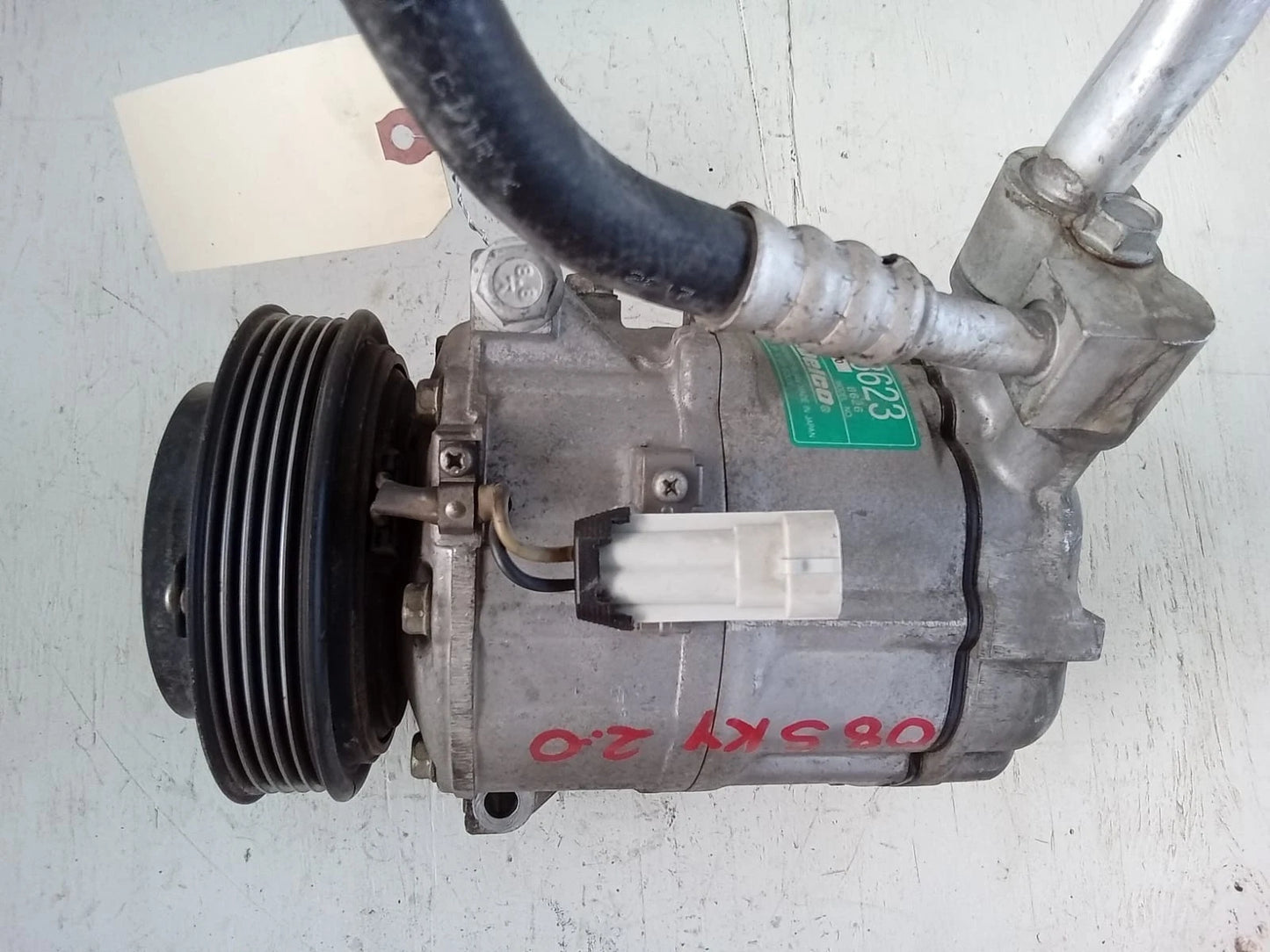 2006-2010 SATURN SKY PONTIAC SOLSTICE 2.0L 2.4L A/C COMPRESSOR - 25813623