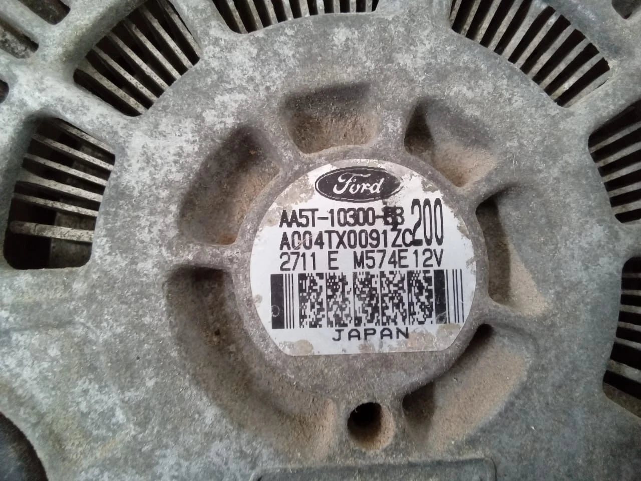 2010-2012 FORD TAURUS TURBO 3.5L ALTERNATOR GENERATOR A004TX0091ZC | AA5T10300BB