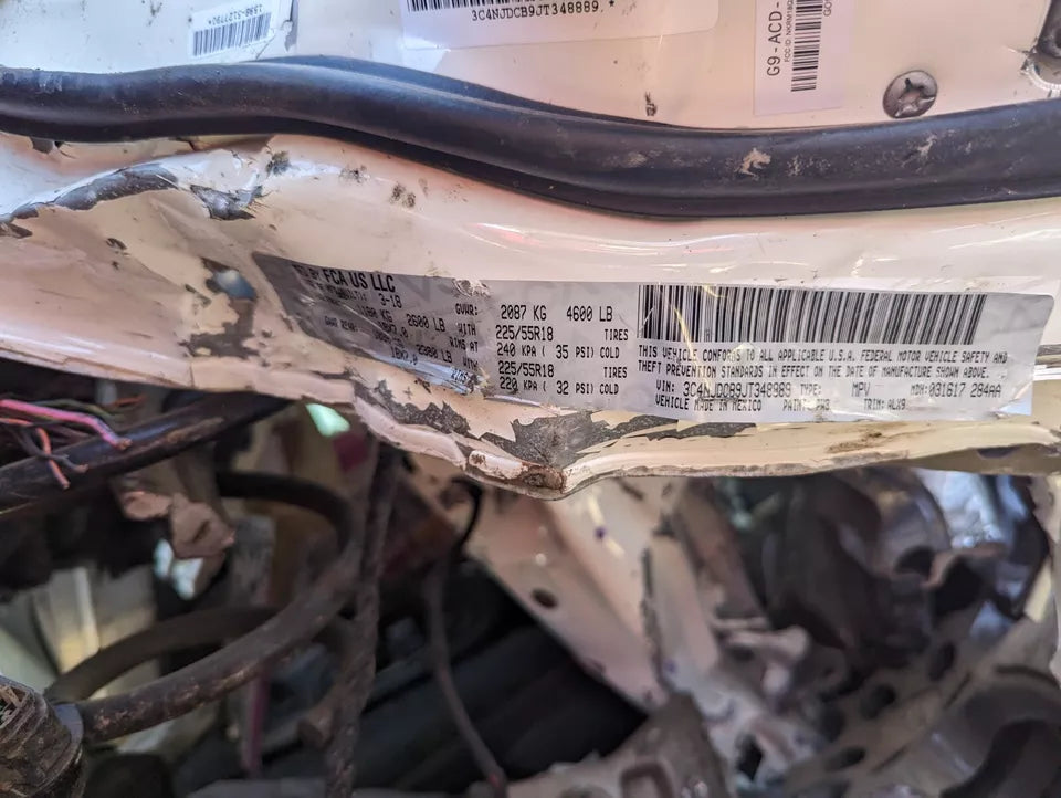 17 18 (THRU 03/18) JEEP COMPASS 2.4L 4WD AUTOMATIC TRANSMISSION EDE 9 SPD 3.73 R