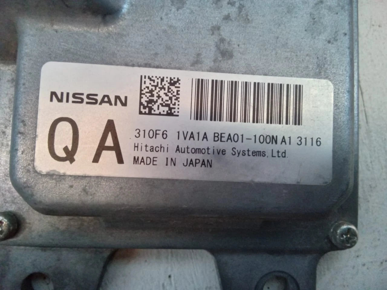 2013 NISSAN JUKE AWD TRANSMISSION CONTROL UNIT OEM TCU TCM - 310361TY1B