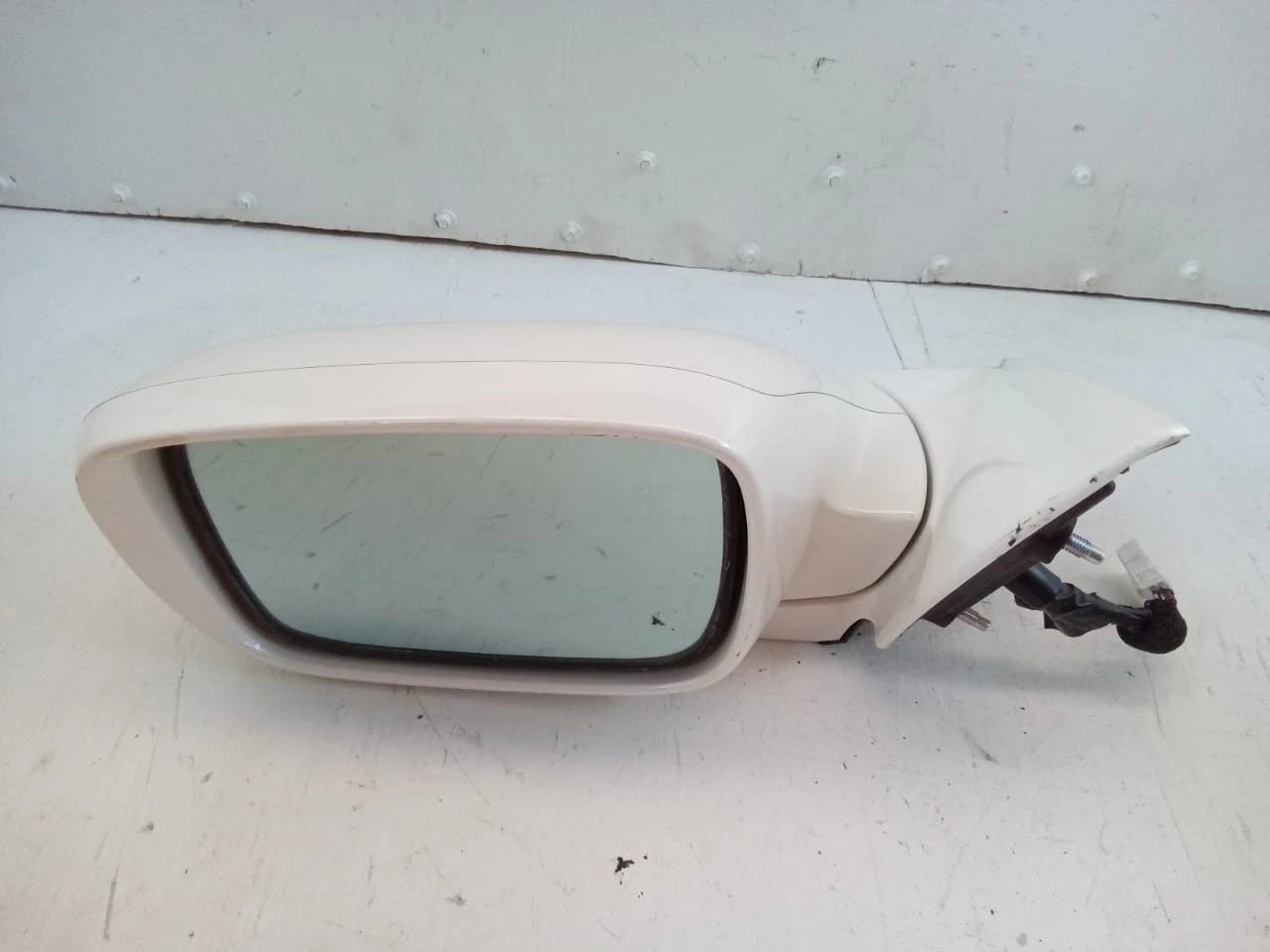 2009-2012 ACURA RL POWER DOOR MIRROR LH LEFT DRIVER SIDE COLOR WHITE 76250-SJA-A03ZL