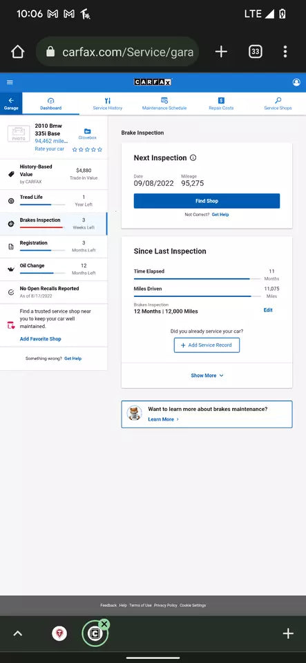 07 08 09 10 11 BMW 335I 3.0L TWIN TURBO GASOLINE RWD AUTOMATIC TRANSMISSION ASSY