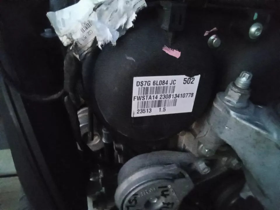 14 15 16 FORD FUSION 1.5L TURBO 4CYL ENGINE MOTOR ASSY W/TURBO VIN D 75K MILES