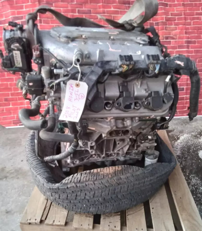 2006 2007 2008 06 07 08 HONDA PILOT 3.5L V6 2WD 4X2 ENGINE MOTOR ASSEMBLY J35Z1