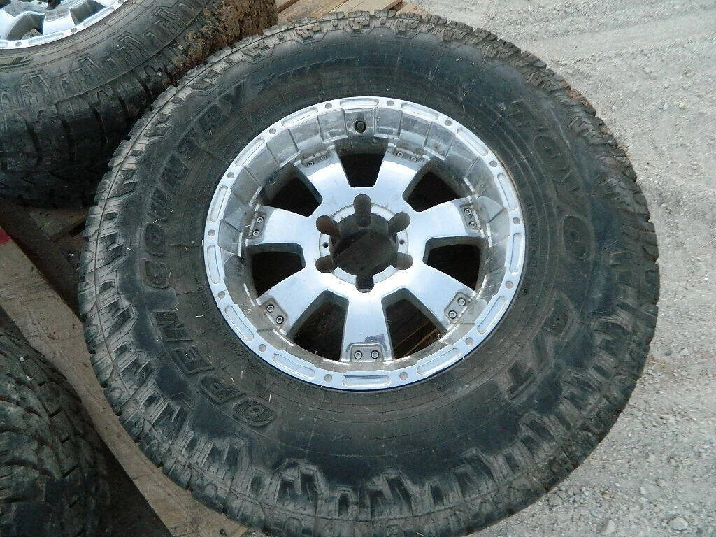 TOYOTA SUV TRUCK WHEELS & TIRES / RIM AND TIRE 17S 6 LUGS SET (4)-13x12.50R17LT