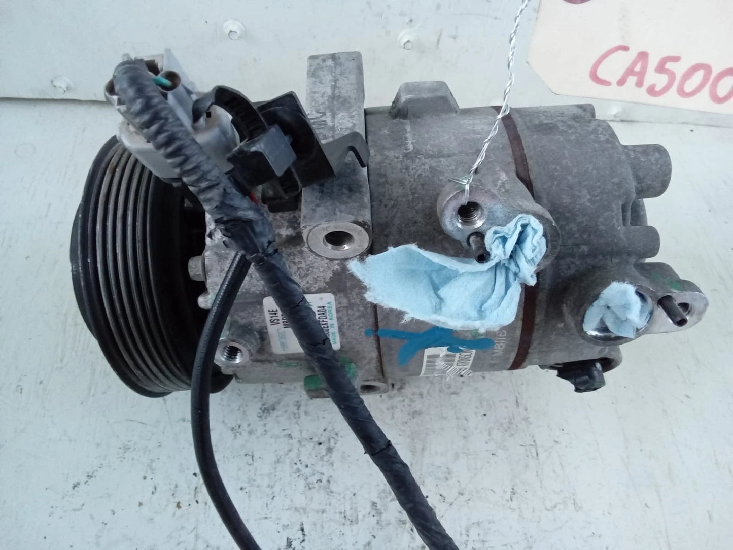 2017-2020 HYUNDAI ELANTRA 2.0L A/C COMPRESSOR - CA500EXFDA04 | VS14E MBPD 2284