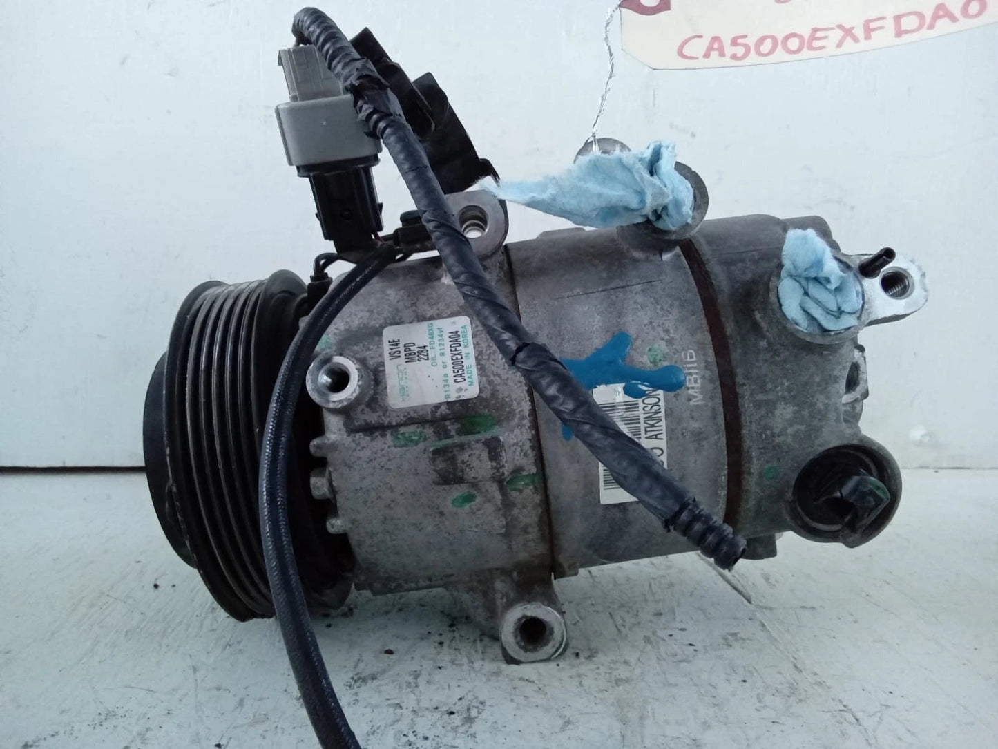 2017-2020 HYUNDAI ELANTRA 2.0L A/C COMPRESSOR - CA500EXFDA04 | VS14E MBPD 2284