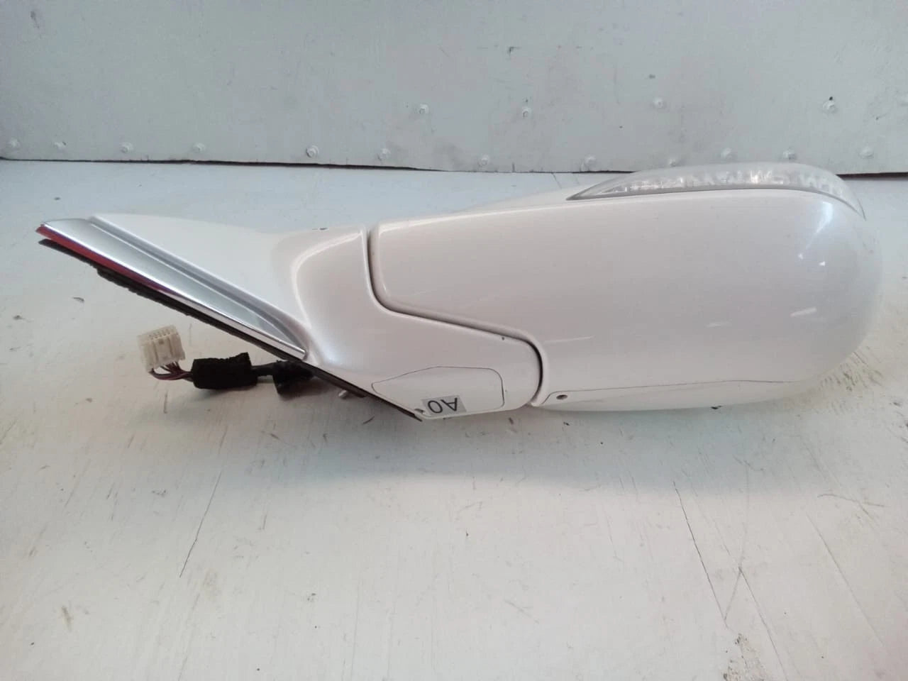 2009-2012 ACURA RL POWER DOOR MIRROR LH LEFT DRIVER SIDE COLOR WHITE 76250-SJA-A03ZL
