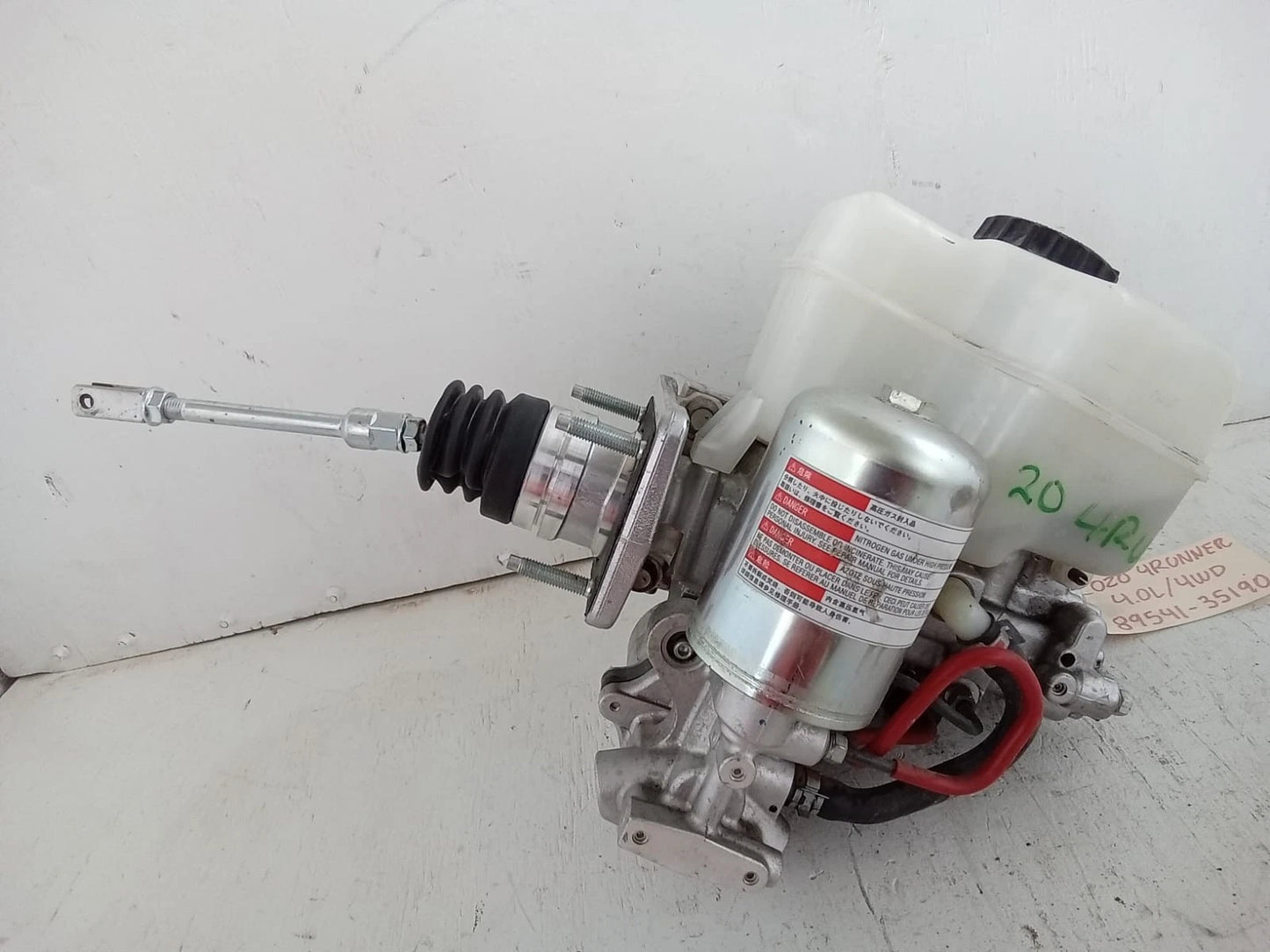 2020-2022 TOYOTA 4RUNNER 4.0L ABS PUMP BRAKE BOOSTER MASTER CYLINDER 89541-35190