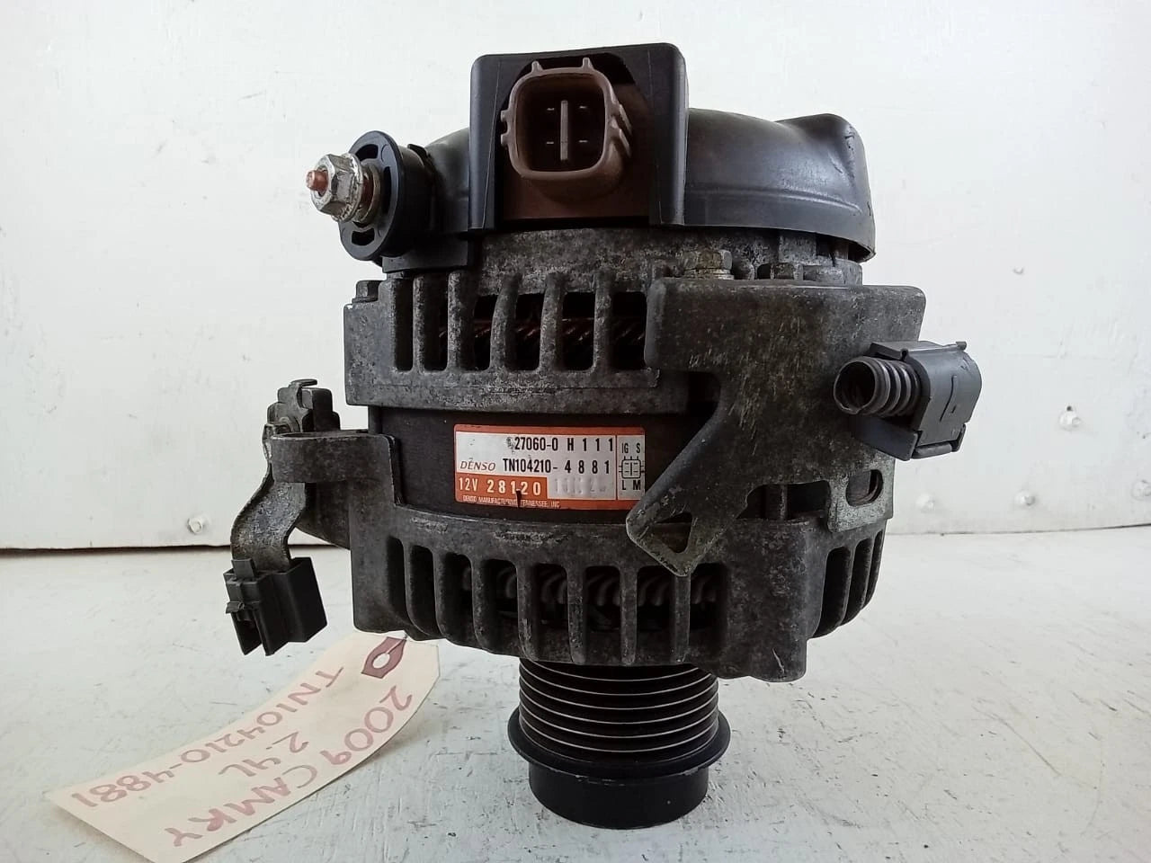 2007-2009 TOYOTA CAMRY 2.4L ALTERNATOR GENERATOR - 27060-0H111 | TN104210-4881