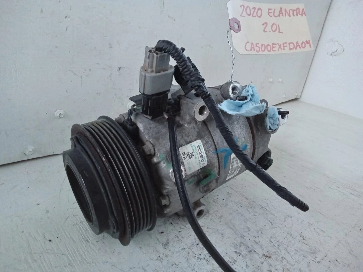 2017-2020 HYUNDAI ELANTRA 2.0L A/C COMPRESSOR - CA500EXFDA04 | VS14E MBPD 2284