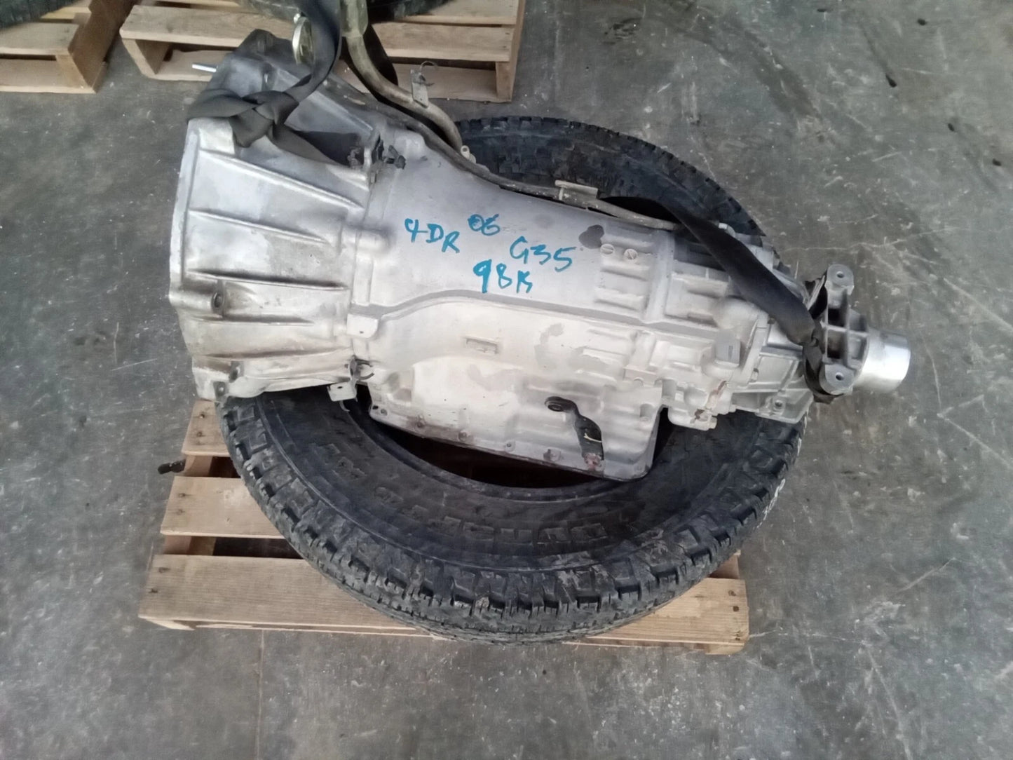 2006 06 INFINITI G35 SEDAN 4DR 4X2 2WD AUTOMATIC TRANSMISSION ASSY 98X2A RE5R05A