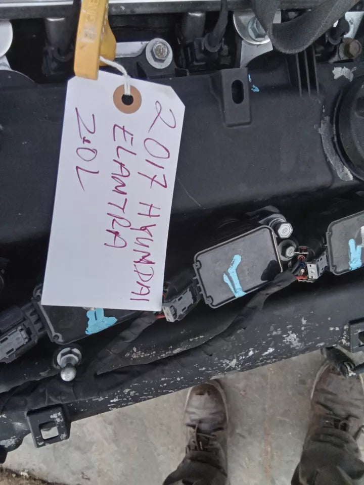 17 18 19 20 HYUNDAI ELANTRA 18 19 20 21 KONA 2.0L ENGINE MOTOR ASSEMBY 85K MILES