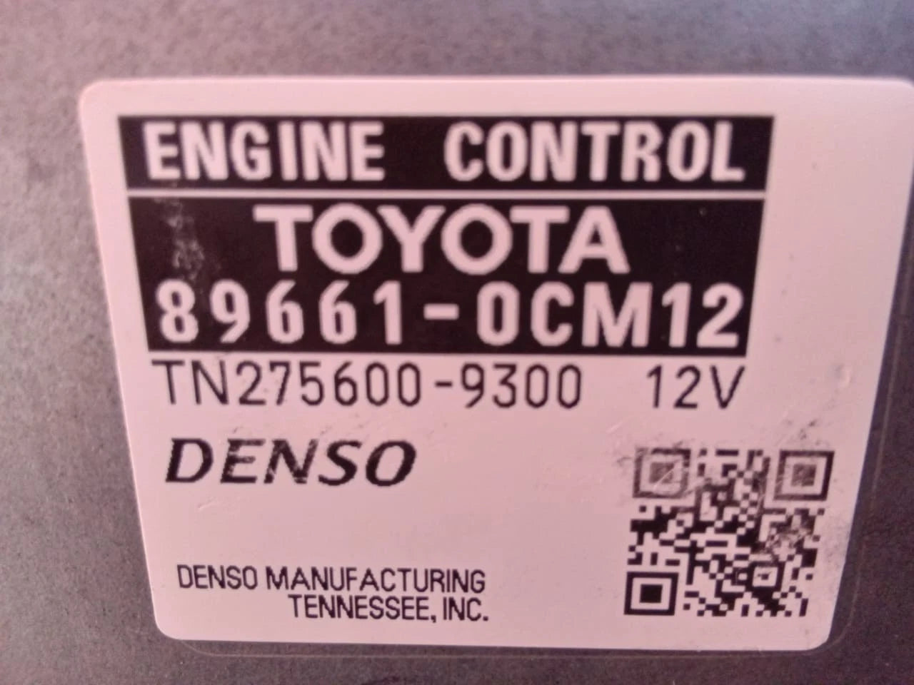 14-17 TOYOTA TUNDRA 2WD 4.6L ENGINE COMPUTER CONTROL MODULE ECU ECM 89661-0CM12