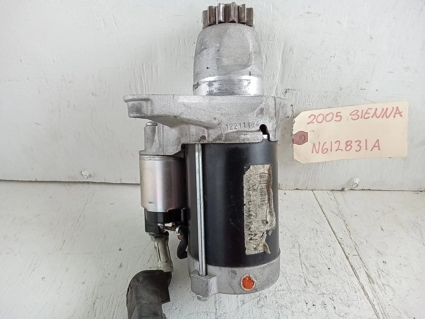 2004-2010 TOYOTA SIENNA 3.5L STARTER MOTOR - N612831A