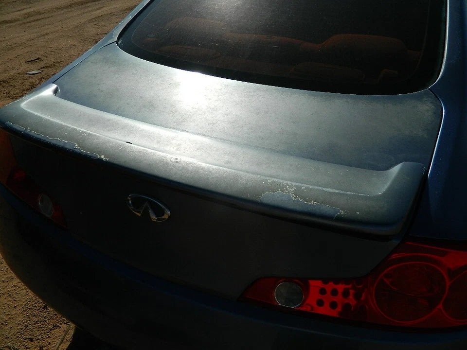 2003 2004 2005 2006 2007 INFINITI G35 COUPE 2DR TRUNK LID W/SPOILER-FADED PAINT