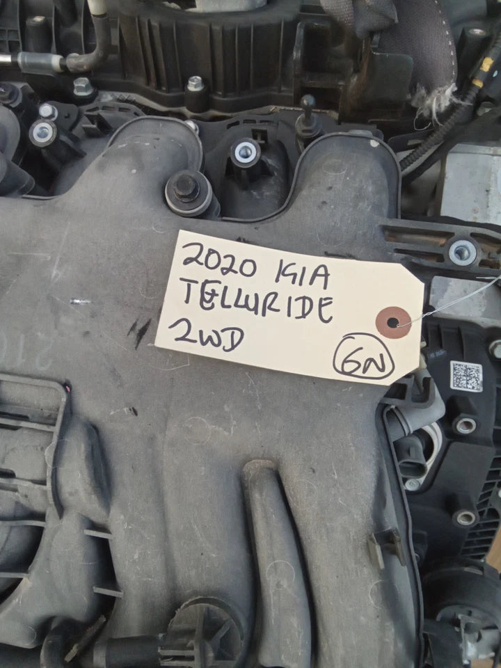 20 21 22 23 24 KIA Telluride 3.8L, FWD 2WD 4X2 ENGINE MOTOR ASSEMBLY G6DN