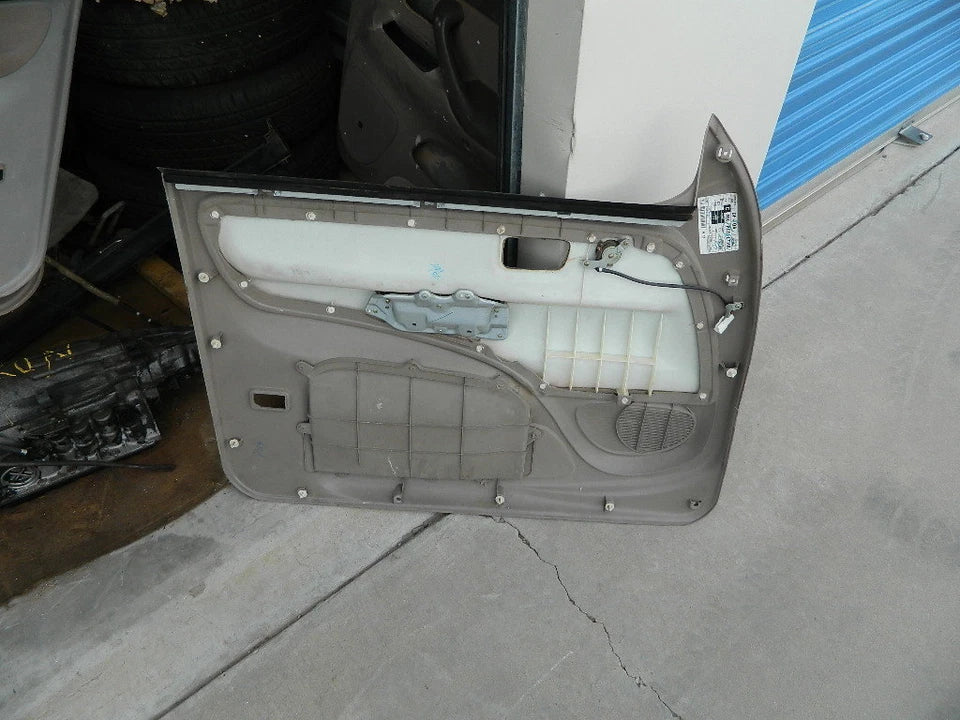 TOYOTA TUNDRA ACC CAB FRONT RIGHT PASSENGER DOOR PANEL OEM TAN COLOR