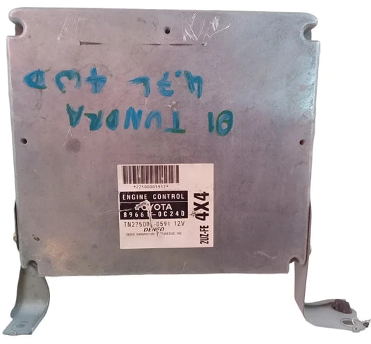 01-02 TOYOTA TUNDRA 4.7L 4WD ENGINE COMPUTER CONTROL MODULE ECU ECM 89661-0C240