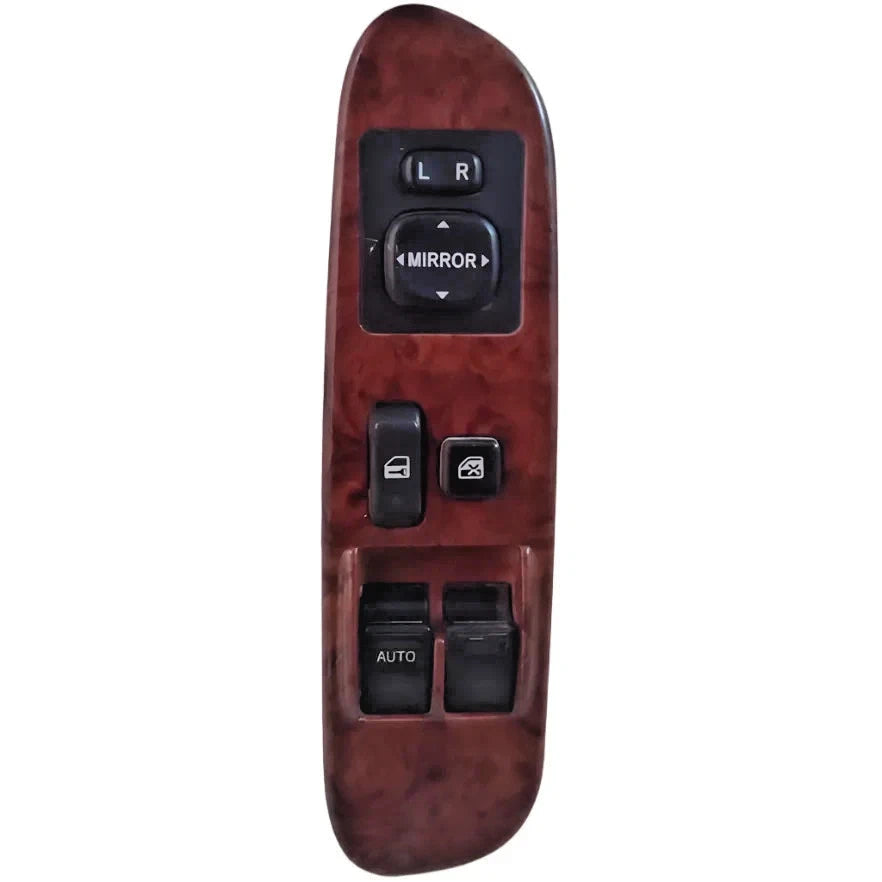 00-06 TOYOTA TUNDRA DRIVER SIDE MASTER POWER WINDOW SWITCH WOOD GRAIN 742020C020