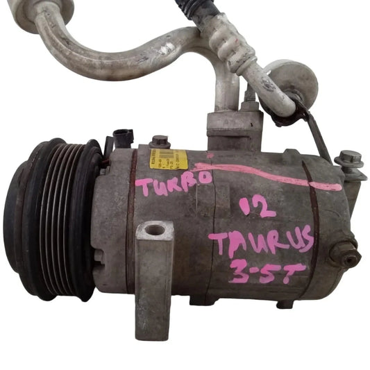 2008-2012 FORD TAURUS 3.5L TURBO A/C COMPRESSOR 9G13-19D629-AB