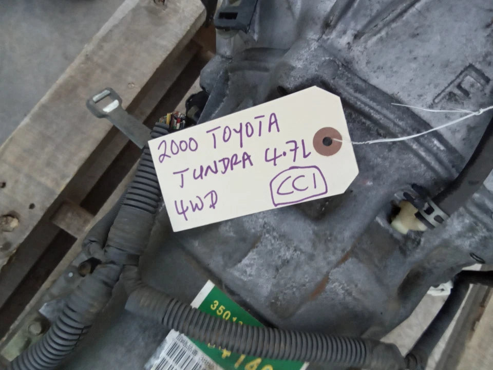 2000 00 TOYOTA TUNDRA V8 4.7L 4WD 4X4 AUTO TRANSMISSION ASSEMBLY A340F