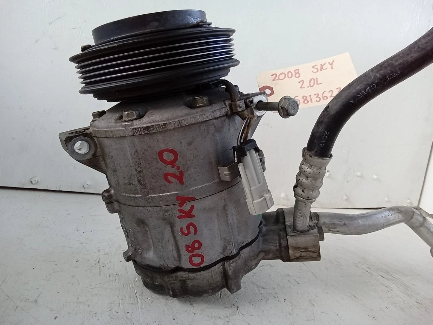 2006-2010 SATURN SKY PONTIAC SOLSTICE 2.0L 2.4L A/C COMPRESSOR - 25813623