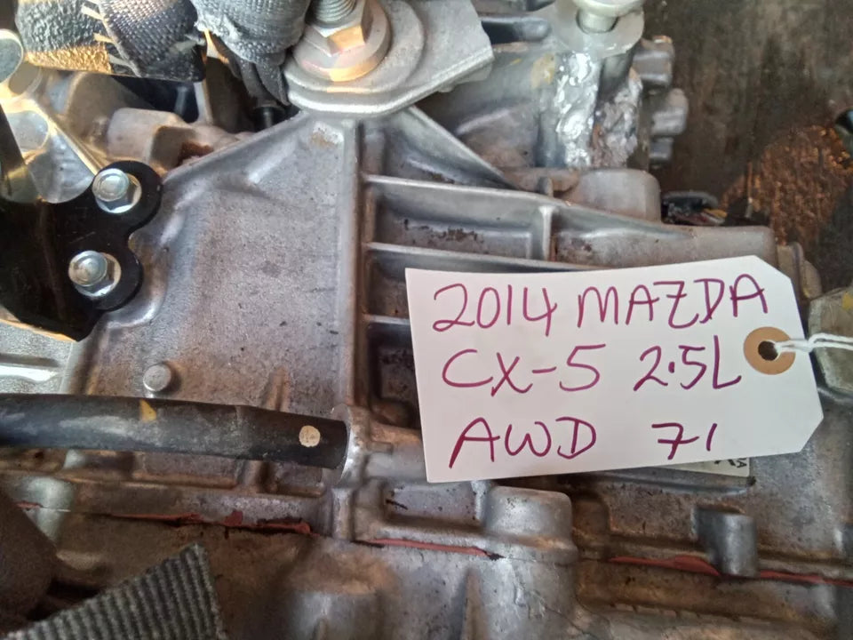 2014 2015 2016 MAZDA CX5 CX-5 AT, 2.5L 6 speed 4WD AWD AUTOMATIC TRANSMISSION