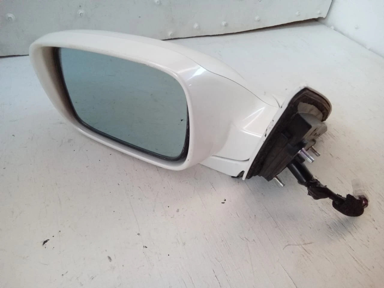 2009-2012 ACURA RL POWER DOOR MIRROR LH LEFT DRIVER SIDE COLOR WHITE 76250-SJA-A03ZL