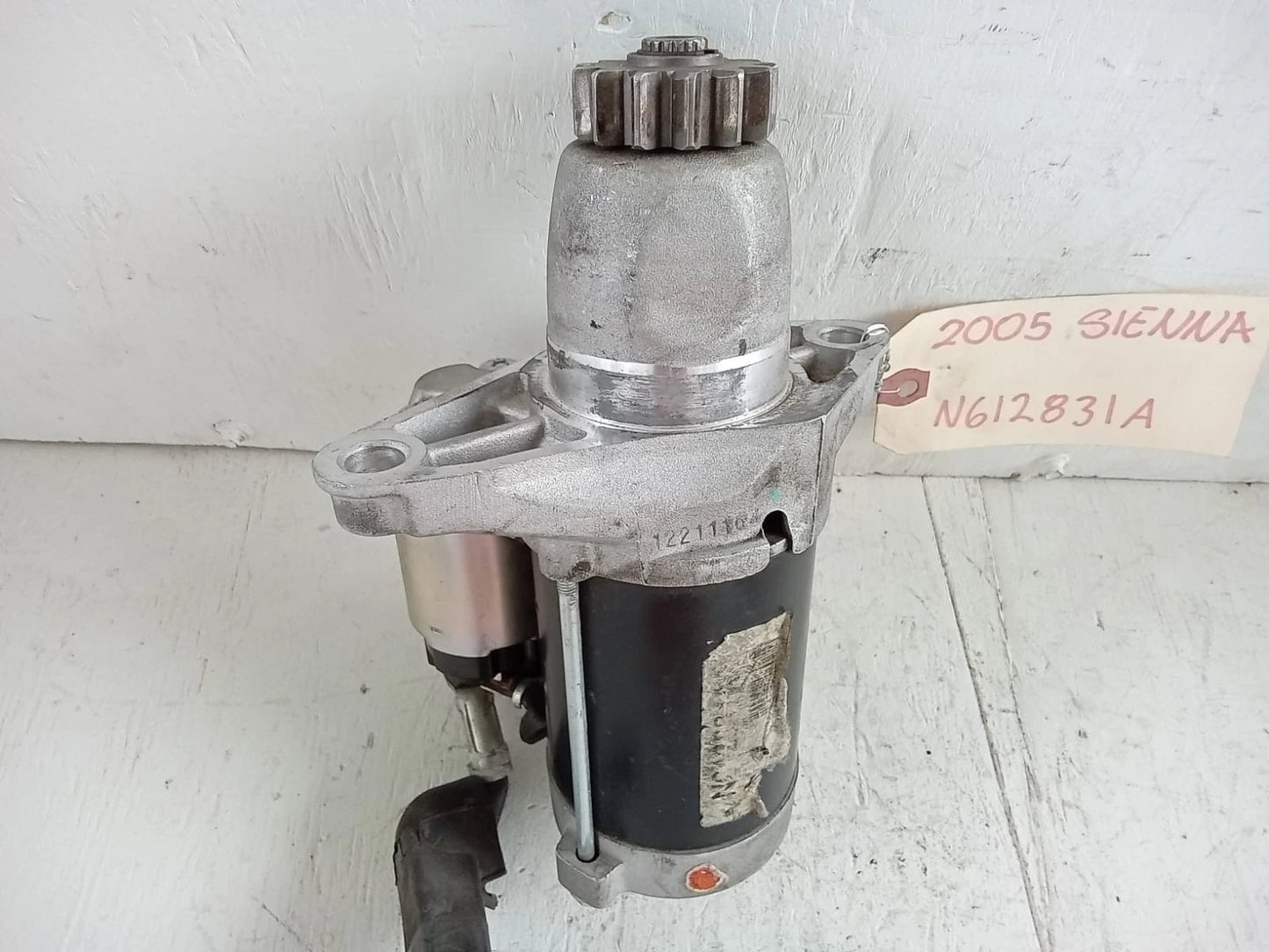 2004-2010 TOYOTA SIENNA 3.5L STARTER MOTOR - N612831A