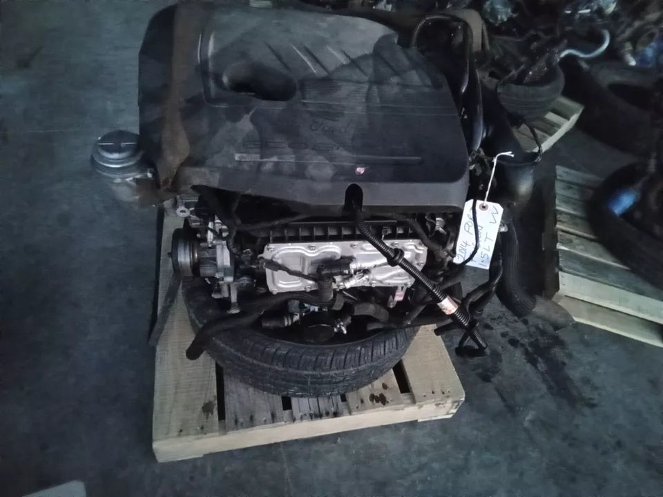 14 15 16 FORD FUSION 1.5L TURBO 4CYL ENGINE MOTOR ASSY W/TURBO VIN D 75K MILES