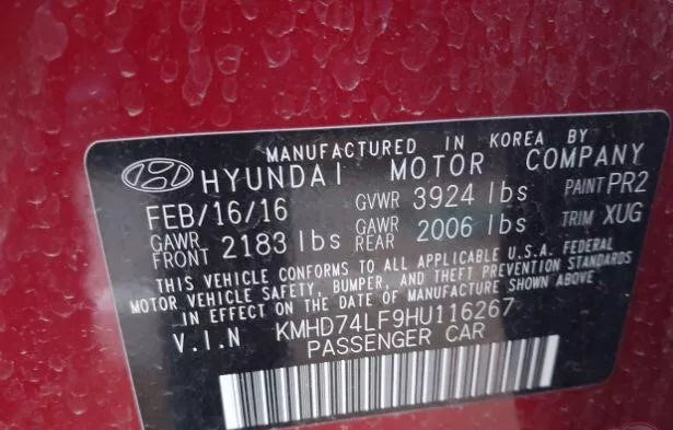 17 18 19 20 HYUNDAI ELANTRA 18 19 20 21 KONA 2.0L ENGINE MOTOR ASSEMBY 85K MILES
