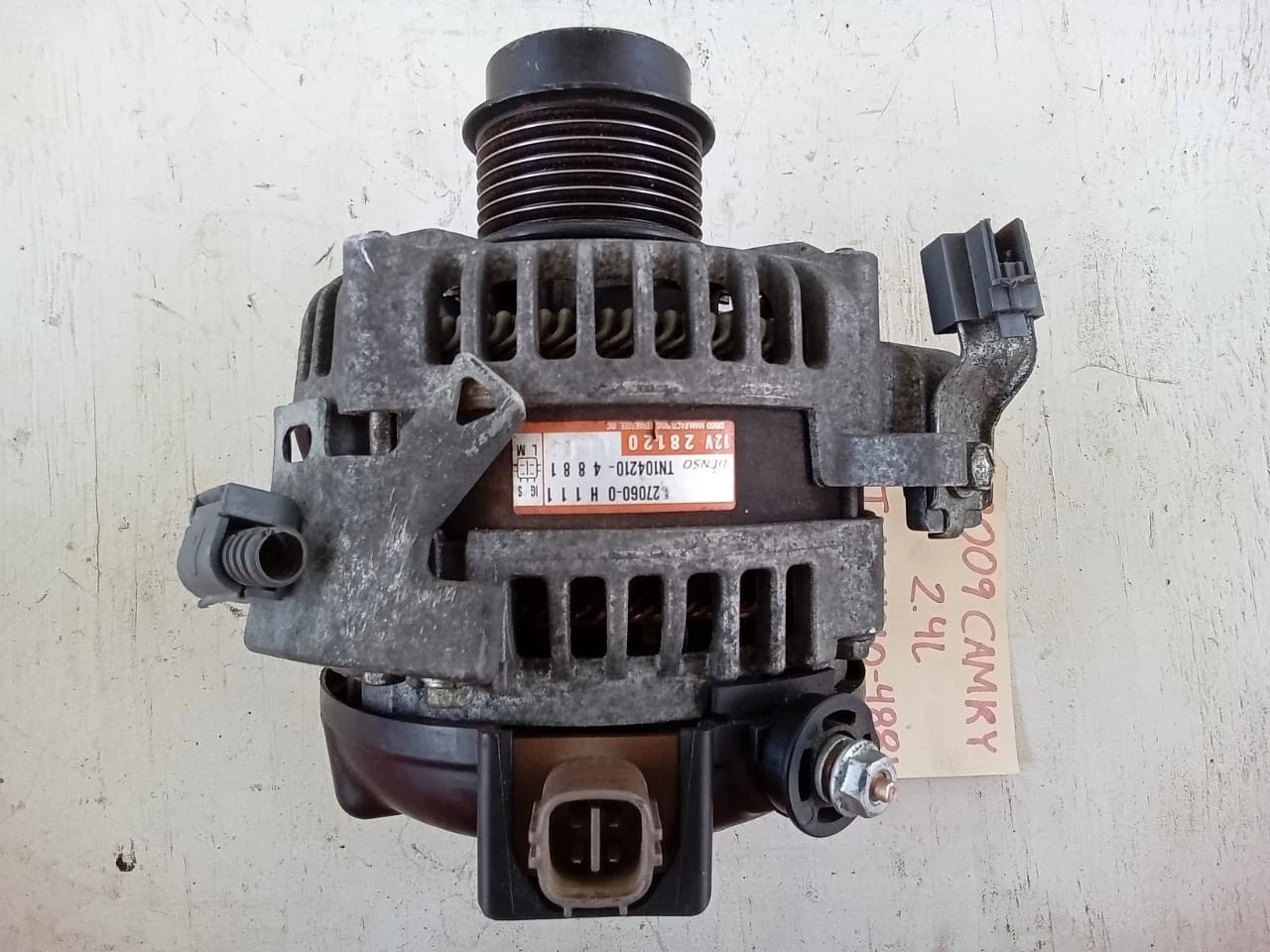 2007-2009 TOYOTA CAMRY 2.4L ALTERNATOR GENERATOR - 27060-0H111 | TN104210-4881