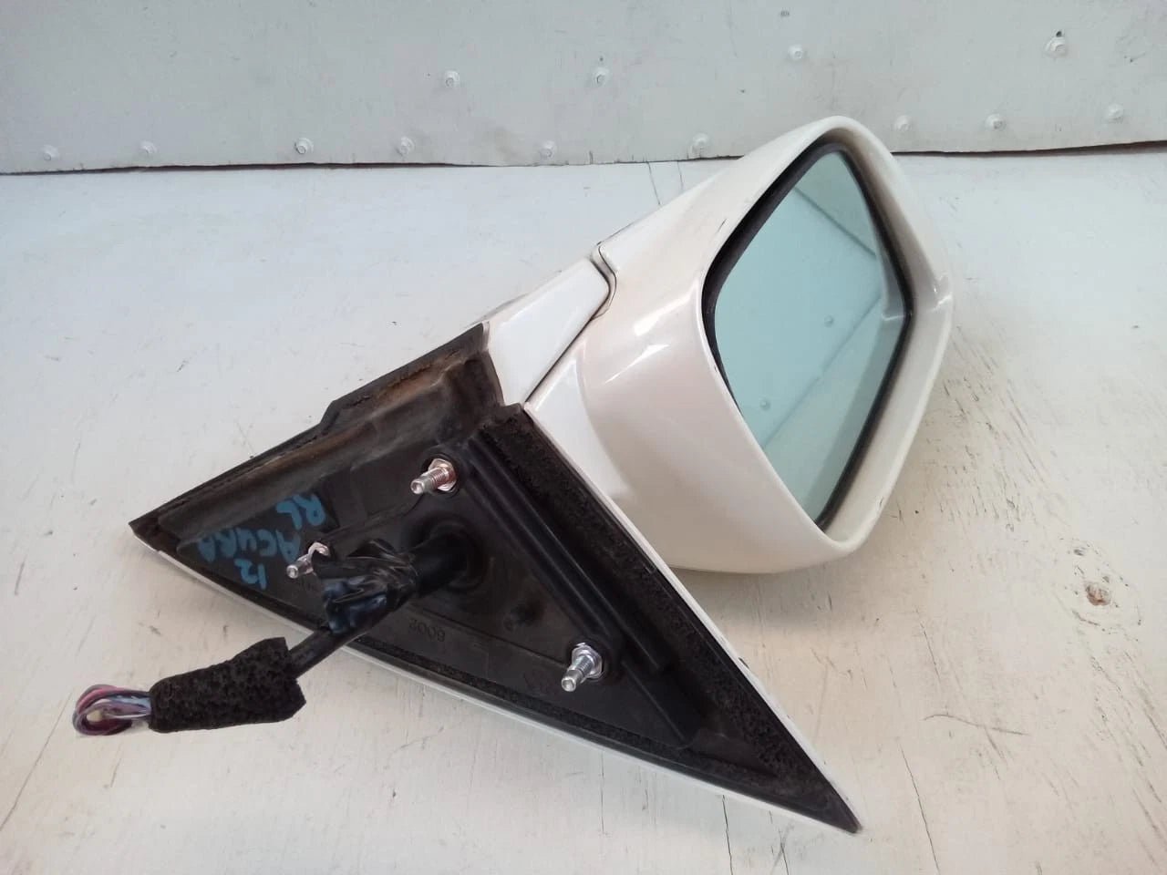 2009-2012 ACURA RL POWER DOOR MIRROR LH LEFT DRIVER SIDE COLOR WHITE 76250-SJA-A03ZL