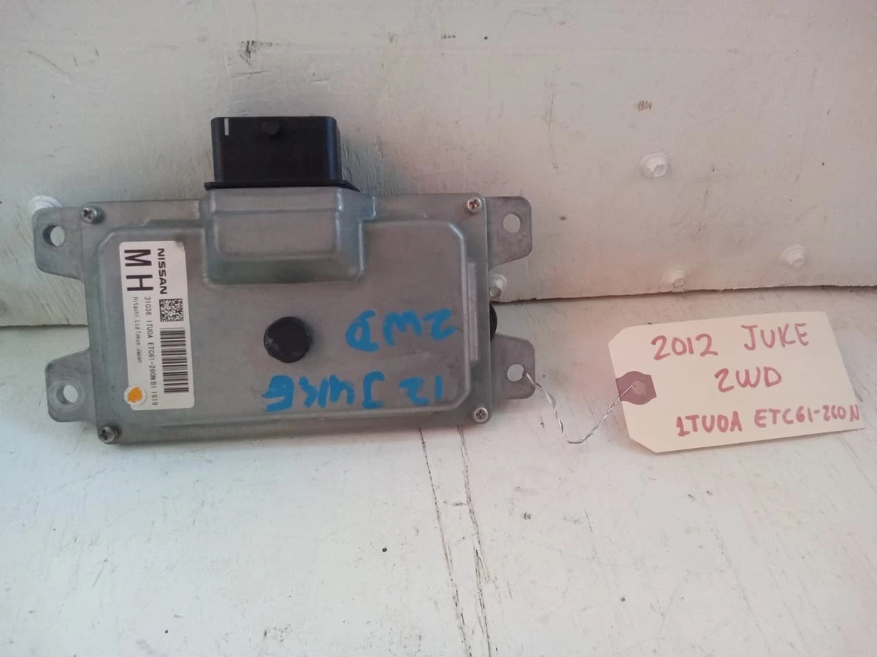 2012 NISSAN JUKE 2WD TRANSMISSION CONTROL UNIT OEM TCU TCM - 31036 1TU0A ETC61