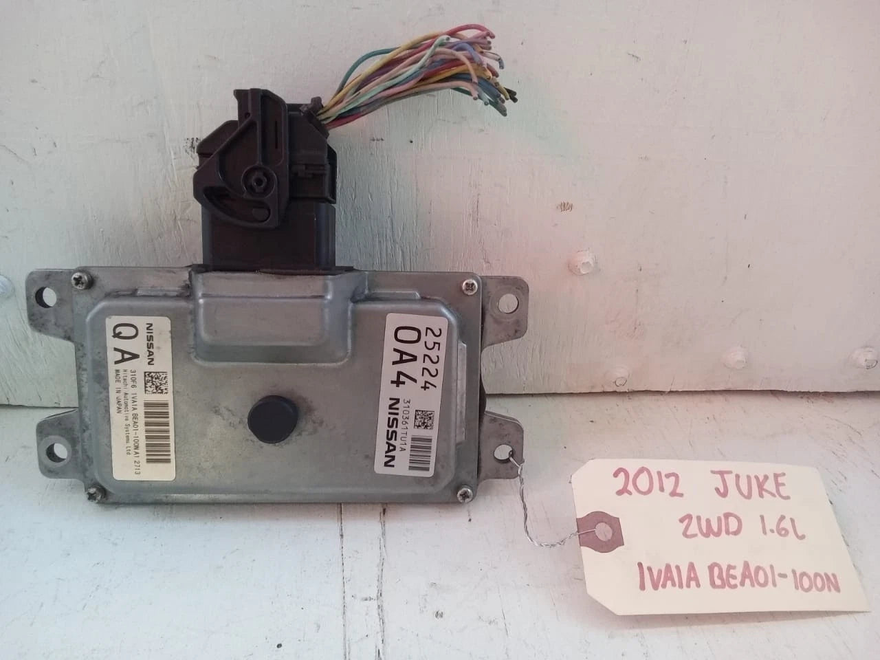 2012 NISSAN JUKE 2WD 1.6L TRANSMISSION CONTROL UNIT OEM TCU TCM - 310361TU1A