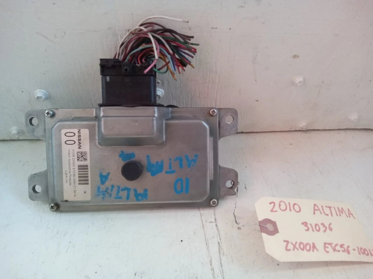 2010 NISSAN ALTIMA TRANSMISSION CONTROL UNIT OEM TCU TCM 31036 ZX00A ETC56-100N