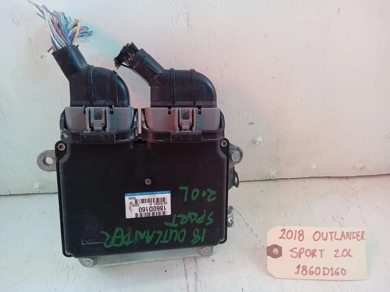 2018 MITSUBISHI OUTLANDER SPORT 2.0L ENGINE COMPUTER CONTROL MODULE ECU ECM E6T83581 1860D160