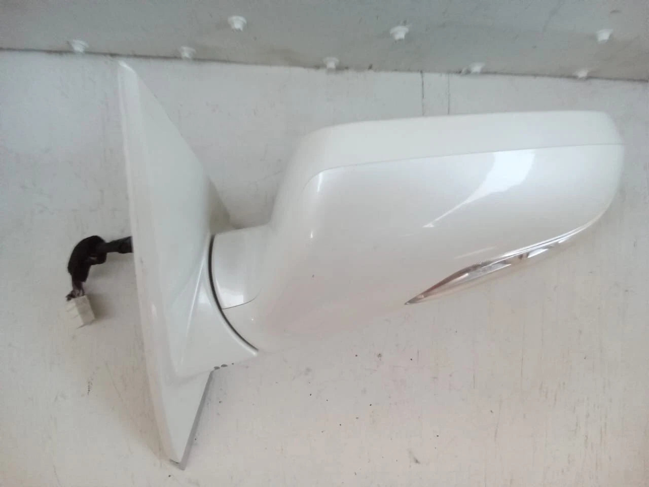 2009-2012 ACURA RL POWER DOOR MIRROR LH LEFT DRIVER SIDE COLOR WHITE 76250-SJA-A03ZL