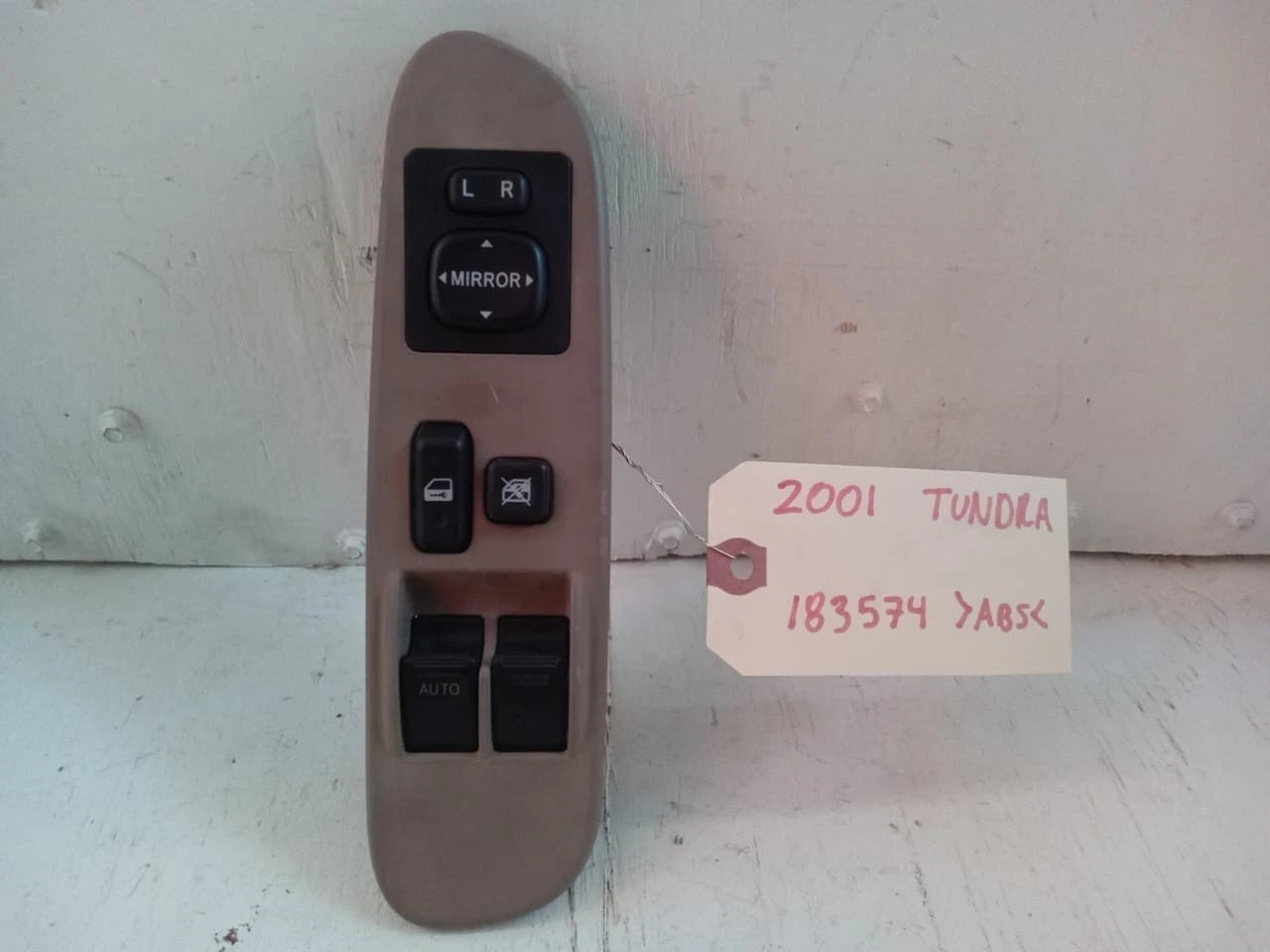 2000-2006 TOYOTA TUNDRA DRIVER SIDE MASTER POWER WINDOW SWITCH TAN 74202-0C020W