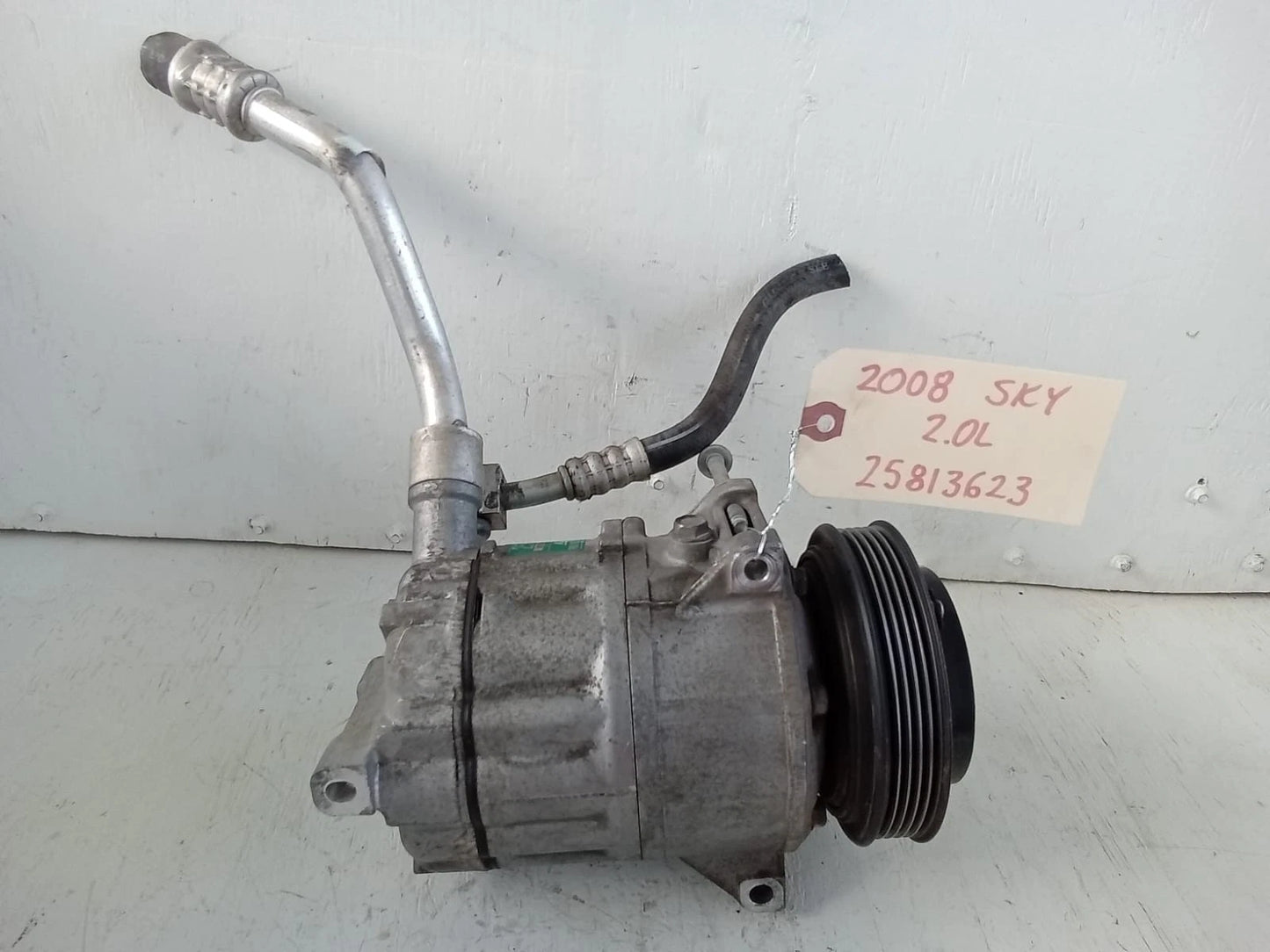 2006-2010 SATURN SKY PONTIAC SOLSTICE 2.0L 2.4L A/C COMPRESSOR - 25813623
