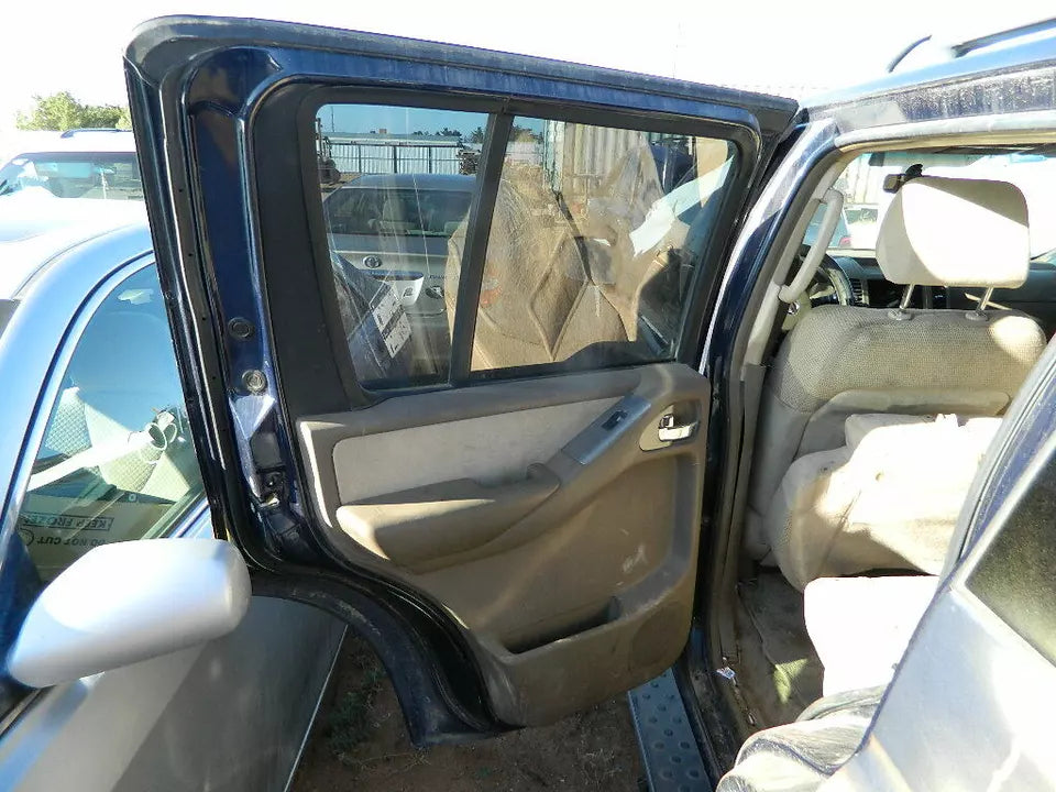 2005 - 2011 NISSAN PATHFINDER REAR LEFT DRIVER SIDE DOOR BLUE COLOR - OEM