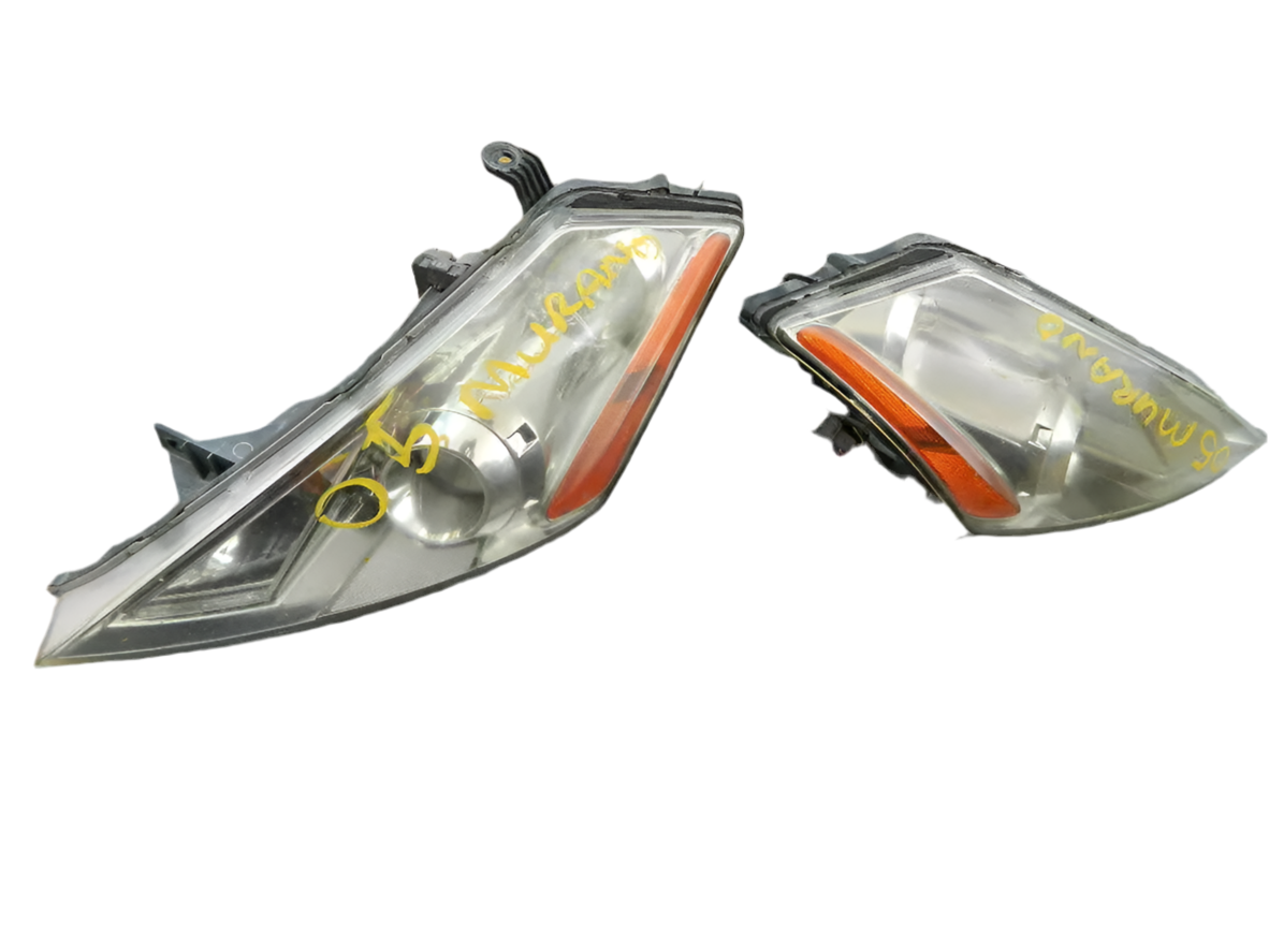 03-07 NISSAN MURANO LEFT & RIGHT SIDE HEADLIGHT ASSY XENON HID W/BALLAST (SET)
