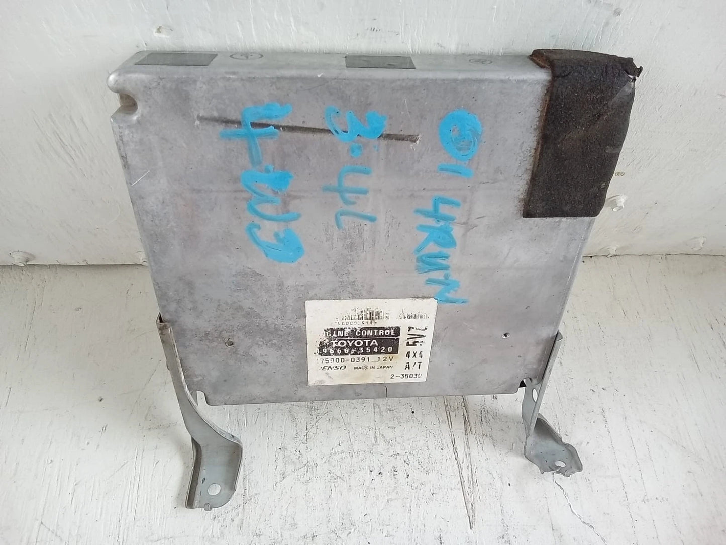 2001 TOYOTA 4RUNNER 3.4L 4WD ENGINE COMPUTER CONTROL MODULE ECU ECM 89666-35420