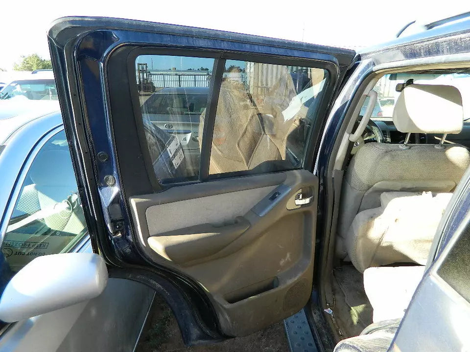 2005 - 2011 NISSAN PATHFINDER REAR LEFT DRIVER SIDE DOOR BLUE COLOR - OEM