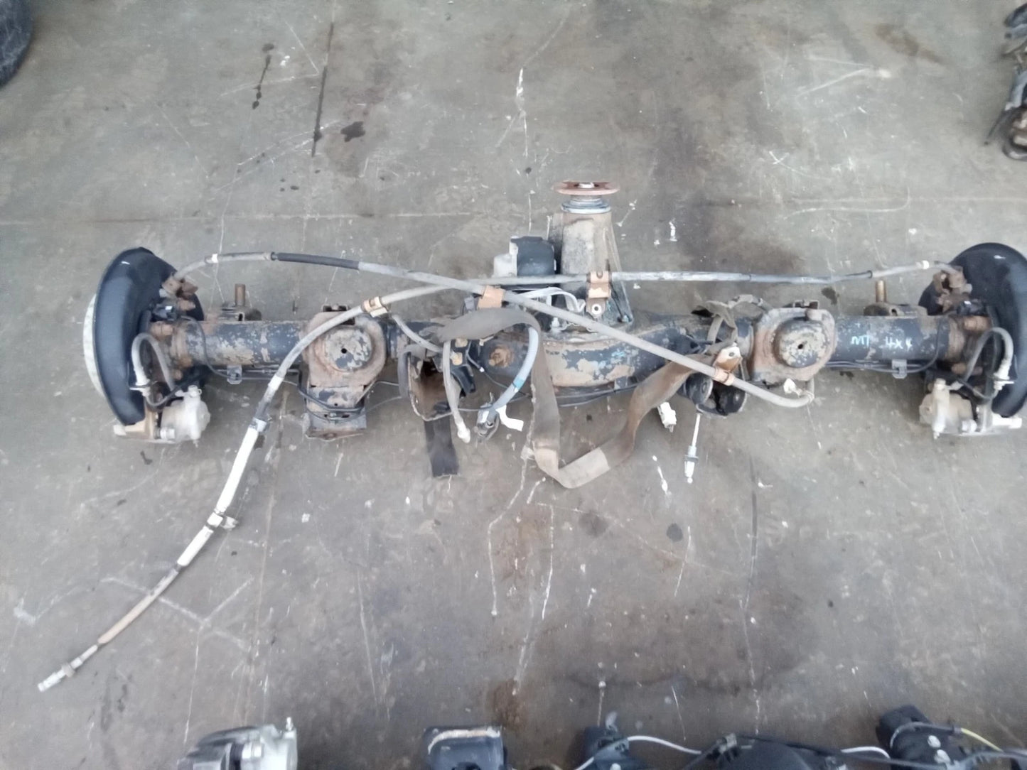 2007 2008 TOYOTA FJ CRUISER 4WD MT REAR DIFFERENTIAL REAR END COMPLETE W/ LOCKER 4111060A00