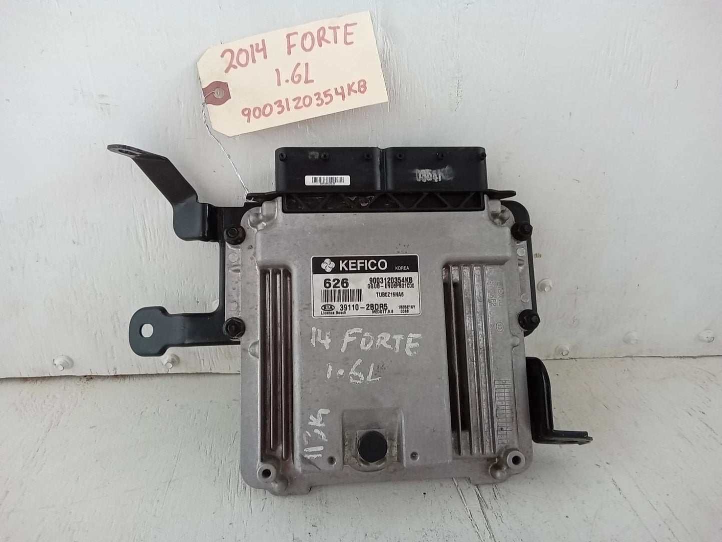 2014 KIA FORTE 1.6L ENGINE COMPUTER CONTROL MODULE ECU ECM 39110-2BDR5