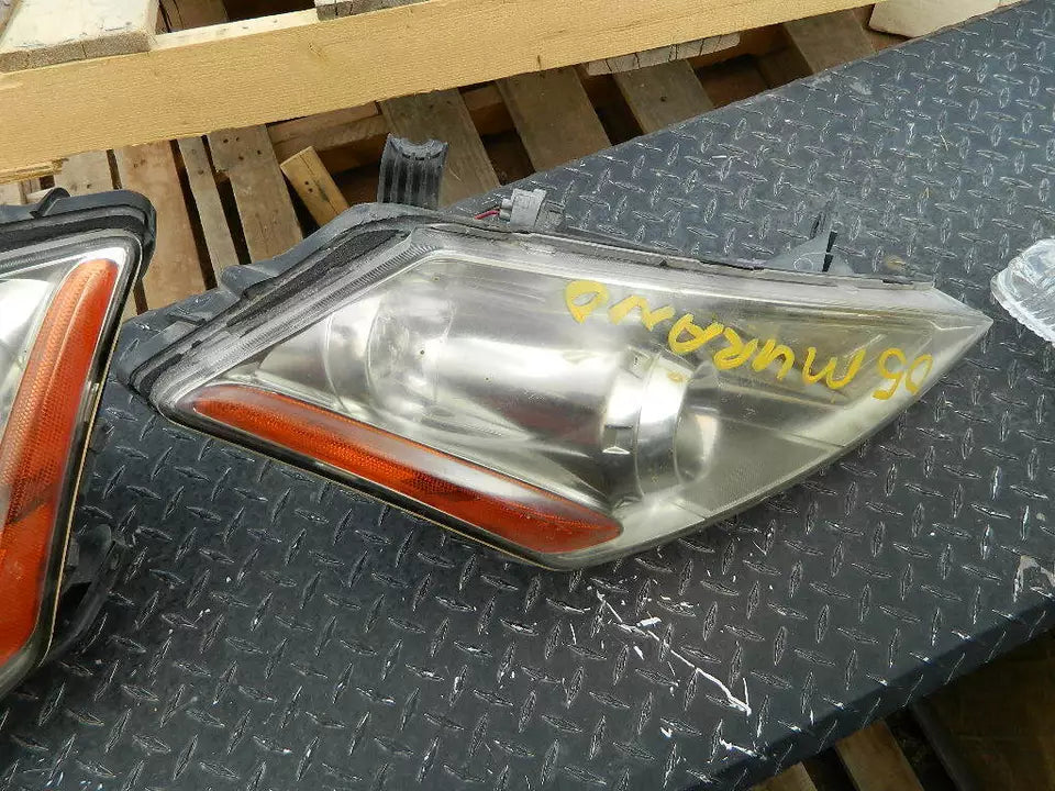 03-07 NISSAN MURANO LEFT & RIGHT SIDE HEADLIGHT ASSY XENON HID W/BALLAST (SET)