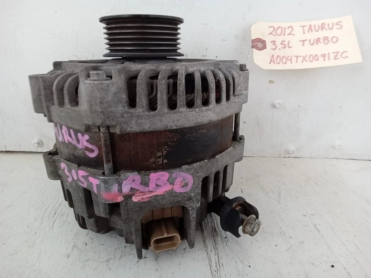 2010-2012 FORD TAURUS TURBO 3.5L ALTERNATOR GENERATOR A004TX0091ZC | AA5T10300BB