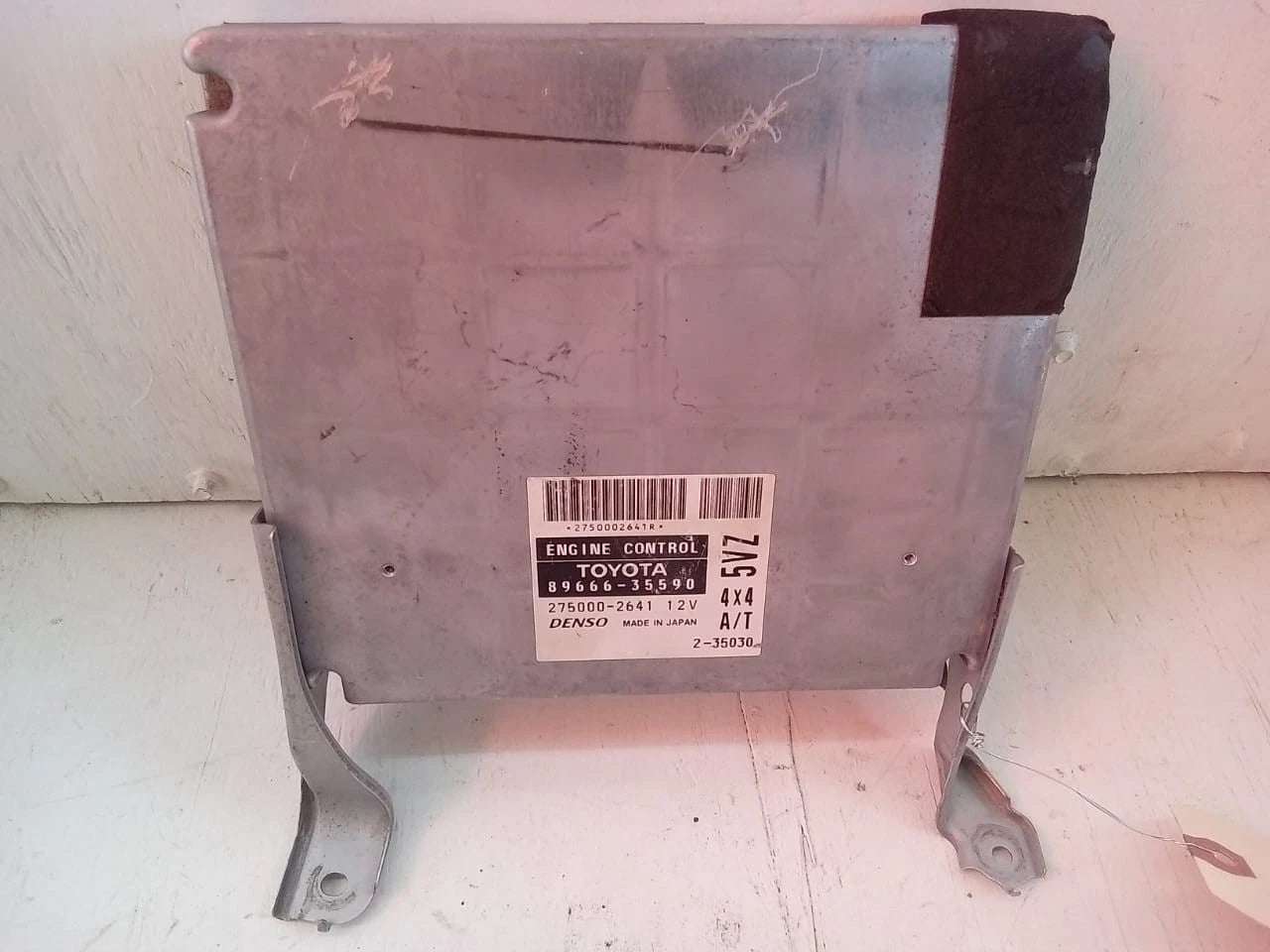 2002 TOYOTA 4RUNNER 4WD 3.4L ENGINE COMPUTER CONTROL MODULE ECU ECM 89666-35590